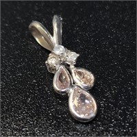 $2155 14K  Diamond (0.55Ct,I2-3,Pink) Diamond(0.05