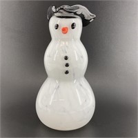 Christmas- Handblown Glass Snowman