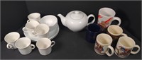 Tea set and mugs/cups