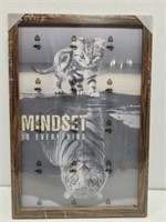 Framed Mindset Is Everything Wall Art