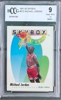 Vintage 1991 Skybox #572 Michael Jordan Card