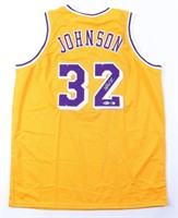 Autographed Magic Johnson Jersey