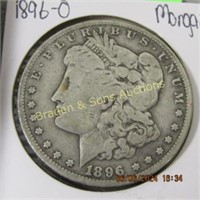 US 1896-O MORGAN SILVER DOLLAR