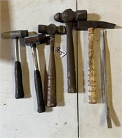 Ball Peen & Rubber Mallets & Tools