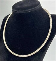 925 Silver Flat Link Chain Necklace