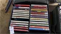 Two cases of CDs, variety country music artist