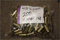 (200) Cleaned 45 Long Colt Brass