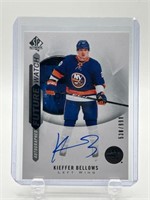 Kieffer Bellows /999 RC Autographed Hockey Card