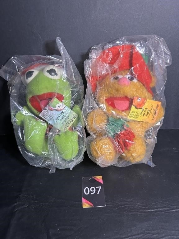 Baby Kermit & Baby Fozzie Bear McDonald Toys