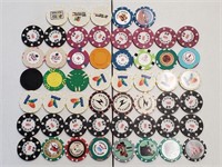 53 Cruise, Foreign And Advertising Casino Chips