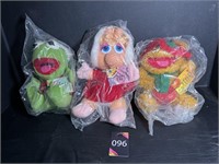 Miss Piggy, Baby Kermit & Baby Fozzie Bear...