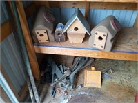 birdhouses and misc tools