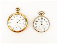 Lot of 2 Vintage Elgin Pocket Watches