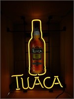Tuaca Brandy Bottle Neon Light Up Sign Bar Pub