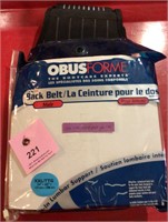 ObusForme Back Belt XXL New