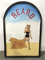Reard vintage French wood sign
