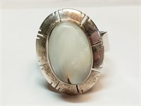 OF) Mexico 925 sterling silver ring adjustable