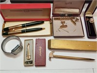 OF) Antique tie pins and more collectibles