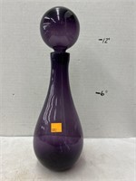 Purple Glass Bottle