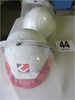 (2) Safety Helmets with Face Shields