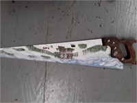 PAINTED HANDSAW