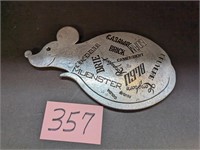 Stainless Steel Mouse Figure - Cheese Board
