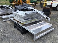 Flatbed trailer side cover wagon kit