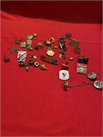 Pins and cufflinks. And a few tie tacks. Quite a
