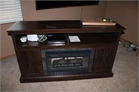 Entertainment Stand Fire Place