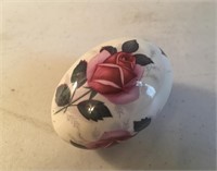 The Egg Lady Porcelain Rose Egg