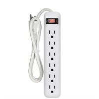 Utilitech 2-1/2-ft 6-outlet Indoor White Power