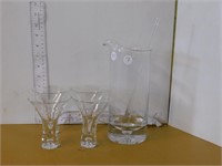 MARTINI PITCHER AND GLASS