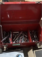 Red Tool Box with Misc Tools