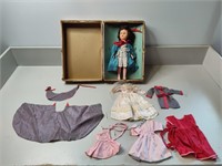 Vintage Doll With Extra Clothes