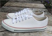 Women's converse low cut shoes (40, white)