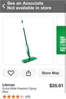 Libman Extra-Wide Freedom Spray Mop