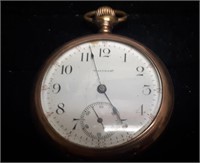 Vintage Waltham 1899 Pocket Watch Runs Open