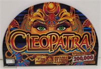 Cleopatra Slot Machine Glass Window