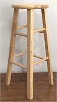 WOOD TALL STOOL