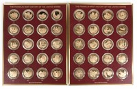 Franklin Mint History of the U.S. Medal Set