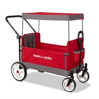 Radio Flyer Convertible Stroll N Wagon with Pull &
