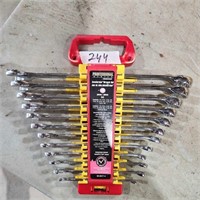 Mastercraft professional wrenches 1/4"- 7/8"