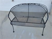 WROUGHT IRON PATION SETTEE