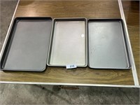 (3) Heavy Cookie Sheet Pans
