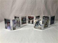 Lot Of 5 - 2 Card Sports Plaques With Cards