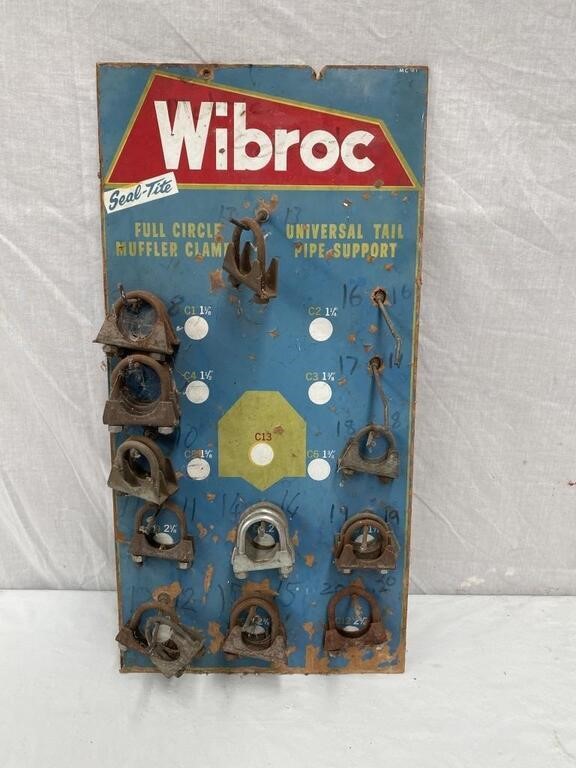 Wilbroc muffler clamps display