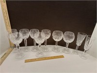 Waterford Lismore Wine Glasses &  Champagne
