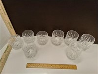 Waterford Lismore Old Fashion 4 & Tumblers 4