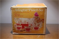 Arlington punch bowl set by Anchor Hocking