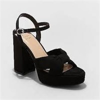 US 11 A NEW DAY BLACK HEELS $40